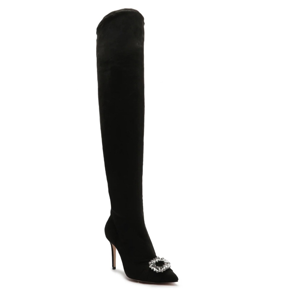 SCHUTZ Black Over the Knee Boots